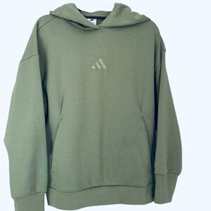 Adidas Green Sweatshirt Classic Pullover Hoodie